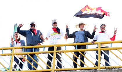 ¡Caminamos para honrar a nuestra Nicaragua Libre!