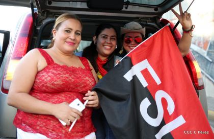 ¡Caminamos para honrar a nuestra Nicaragua Libre!