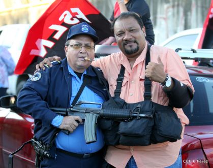 ¡Caminamos para honrar a nuestra Nicaragua Libre!