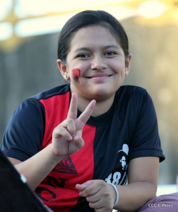 ¡Caminamos para honrar a nuestra Nicaragua Libre!