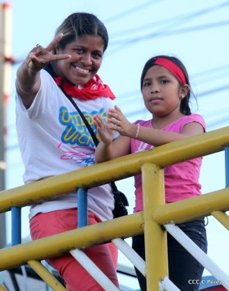 ¡Caminamos para honrar a nuestra Nicaragua Libre!