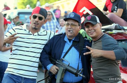 ¡Caminamos para honrar a nuestra Nicaragua Libre!