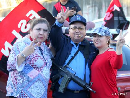 ¡Caminamos para honrar a nuestra Nicaragua Libre!
