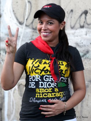 ¡Caminamos para honrar a nuestra Nicaragua Libre!