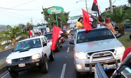 ¡Caminamos para honrar a nuestra Nicaragua Libre!