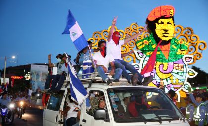 ¡Caminamos para honrar a nuestra Nicaragua Libre!