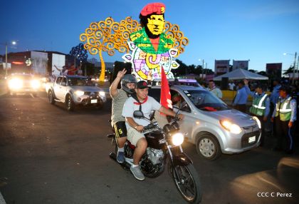 ¡Caminamos para honrar a nuestra Nicaragua Libre!