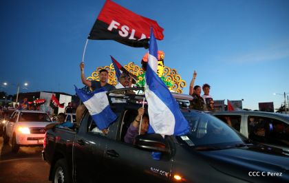 ¡Caminamos para honrar a nuestra Nicaragua Libre!
