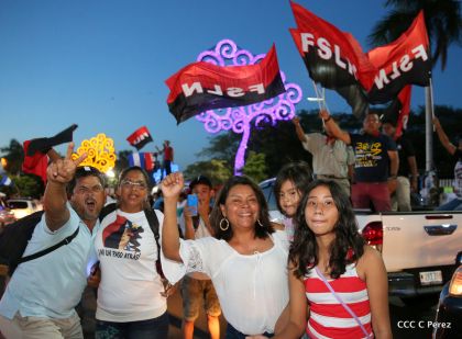 ¡Caminamos para honrar a nuestra Nicaragua Libre!