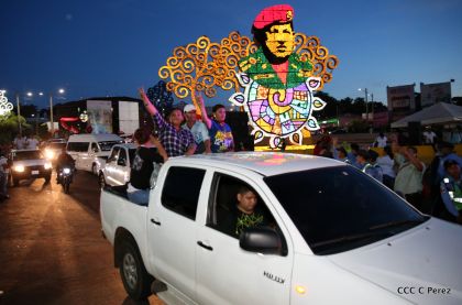 ¡Caminamos para honrar a nuestra Nicaragua Libre!