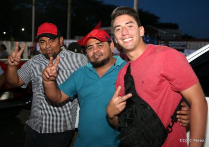 ¡Caminamos para honrar a nuestra Nicaragua Libre!