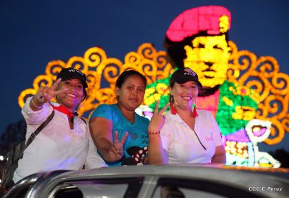 ¡Caminamos para honrar a nuestra Nicaragua Libre!