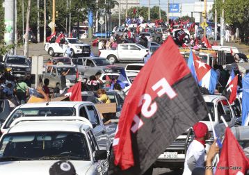¡Caminamos para honrar a nuestra Nicaragua Libre!