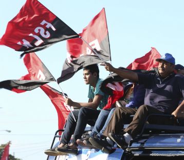 ¡Caminamos para honrar a nuestra Nicaragua Libre!
