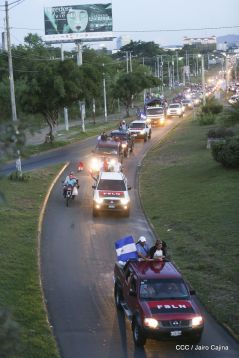 ¡Caminamos para honrar a nuestra Nicaragua Libre!