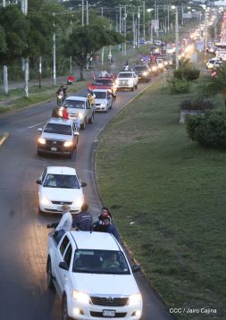 ¡Caminamos para honrar a nuestra Nicaragua Libre!