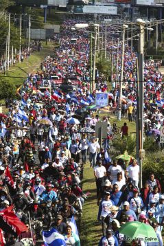 Nicaragüenses conmemoran el 162 aniversario de la Batalla de San Jacinto