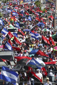 Nicaragüenses conmemoran el 162 aniversario de la Batalla de San Jacinto