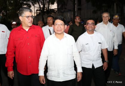 Nicaragüenses conmemoran el 162 aniversario de la Batalla de San Jacinto