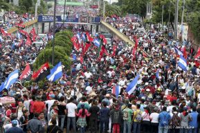 Nicaragüenses ratifican que quieren Justicia, Trabajo y Paz