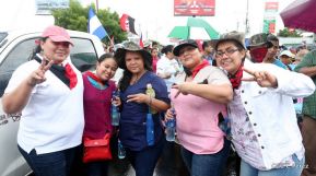 Nicaragüenses ratifican que quieren Justicia, Trabajo y Paz