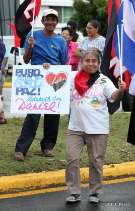 Nicaragüenses ratifican que quieren Justicia, Trabajo y Paz