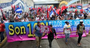 Nicaragüenses ratifican que quieren Justicia, Trabajo y Paz