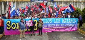 Nicaragüenses ratifican que quieren Justicia, Trabajo y Paz