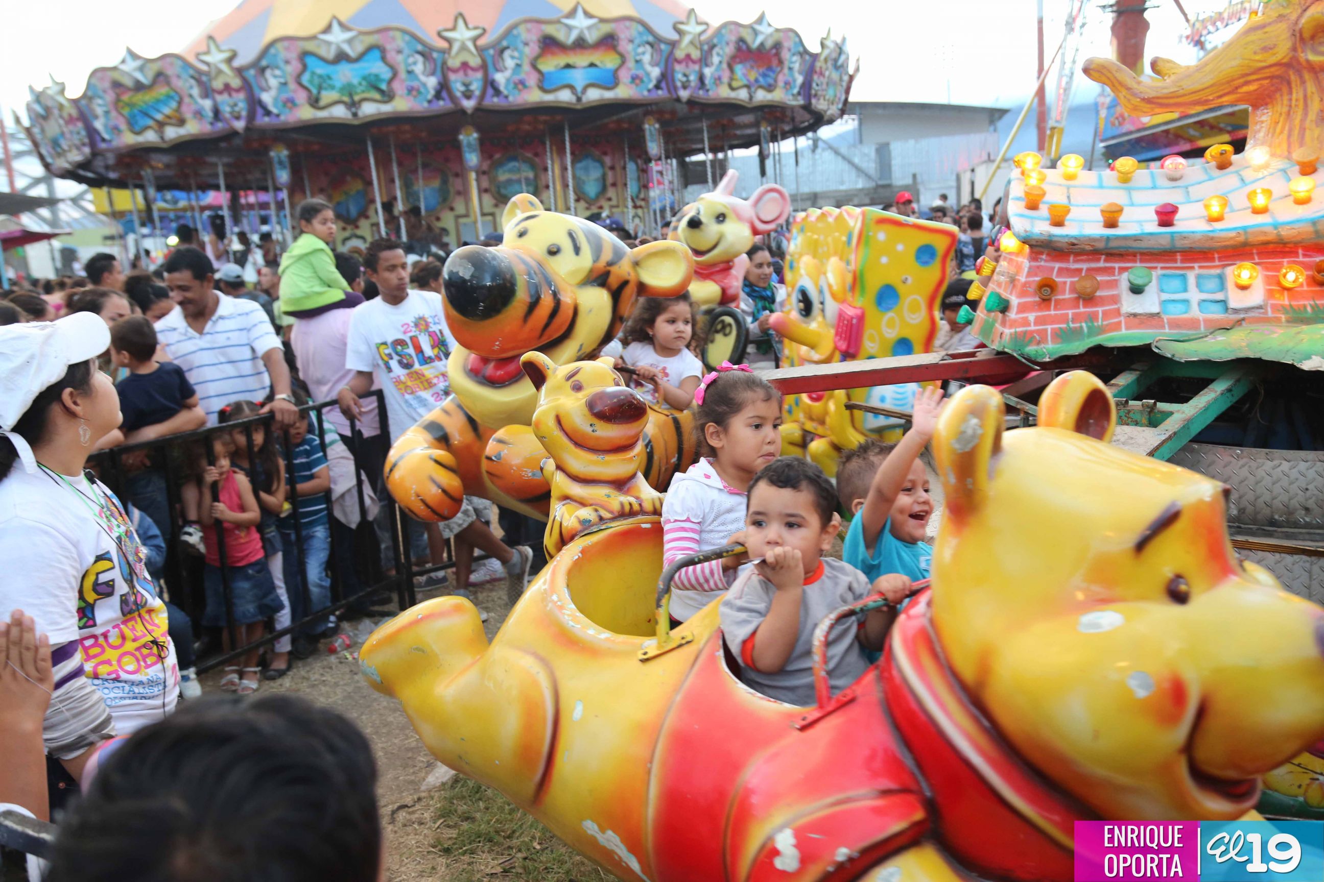 Niñez continúa divirtiéndose en Parque de la Niñez Feliz