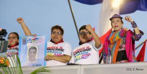 Nicaragüenses ratifican que quieren Justicia, Trabajo y Paz