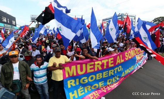 Caminata por la Paz, Justicia y Vida ¡Muerte al Somocismo!
