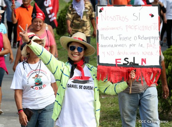Caminata por la Paz, Justicia y Vida ¡Muerte al Somocismo!