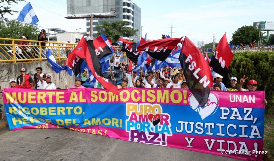 Caminata por la Paz, Justicia y Vida ¡Muerte al Somocismo!