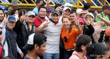 ¡Nicaragüenses caminan por la paz con fe y esperanza!