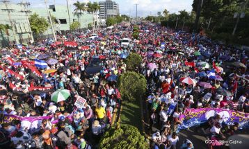 Nicaragüenses ratifican compromiso por la paz, la justicia y el resurgir de la Nación