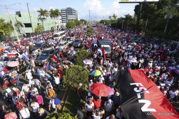 Nicaragüenses ratifican compromiso por la paz, la justicia y el resurgir de la Nación