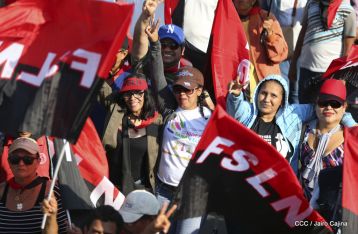 Nicaragüenses ratifican compromiso por la paz, la justicia y el resurgir de la Nación