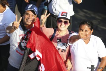 Nicaragüenses ratifican compromiso por la paz, la justicia y el resurgir de la Nación