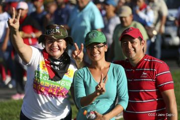 Nicaragüenses ratifican compromiso por la paz, la justicia y el resurgir de la Nación