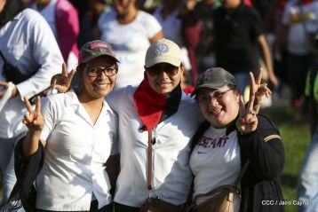 Nicaragüenses ratifican compromiso por la paz, la justicia y el resurgir de la Nación