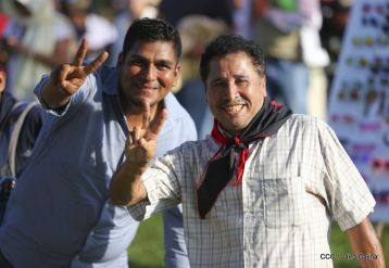 Nicaragüenses ratifican compromiso por la paz, la justicia y el resurgir de la Nación