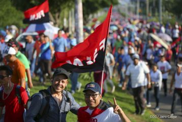Nicaragüenses ratifican compromiso por la paz, la justicia y el resurgir de la Nación