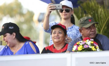 Nicaragüenses ratifican compromiso por la paz, la justicia y el resurgir de la Nación
