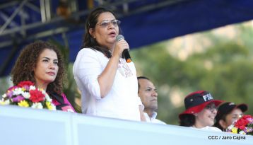 Nicaragüenses ratifican compromiso por la paz, la justicia y el resurgir de la Nación