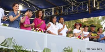 Nicaragüenses ratifican compromiso por la paz, la justicia y el resurgir de la Nación