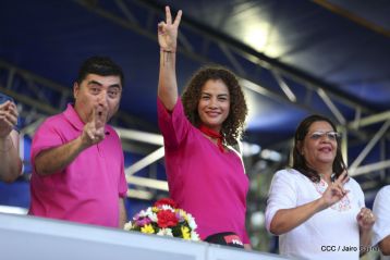 Nicaragüenses ratifican compromiso por la paz, la justicia y el resurgir de la Nación