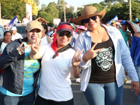 Nicaragüenses ratifican compromiso por la paz, la justicia y el resurgir de la Nación
