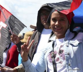 Capitalinos se movilizan por la Justicia, Paz y Vida