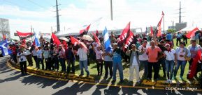 Capitalinos se movilizan por la Justicia, Paz y Vida