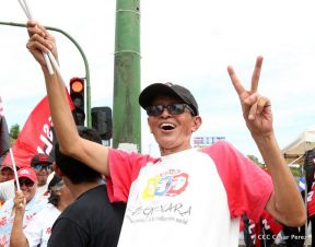 Capitalinos se movilizan por la Justicia, Paz y Vida